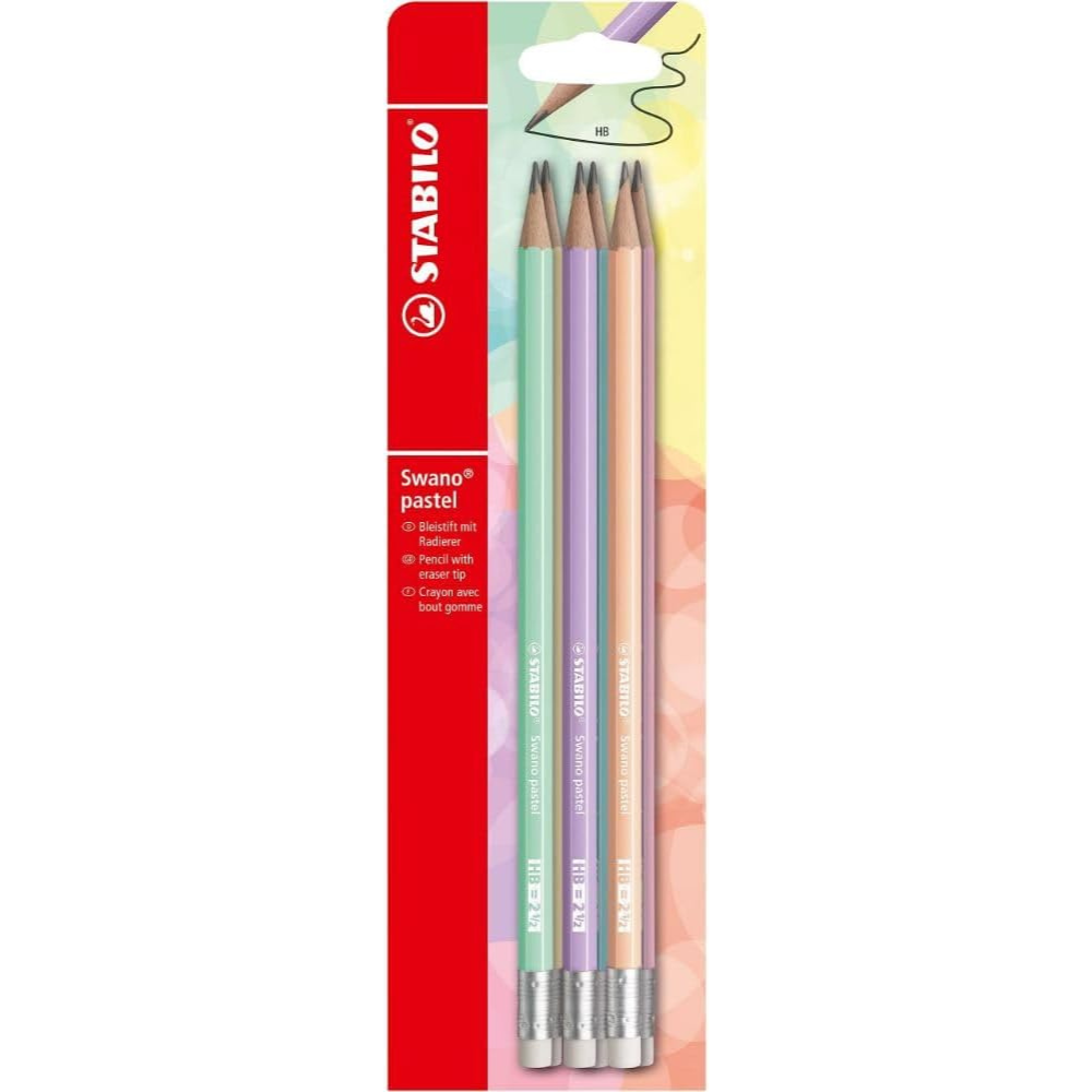 STABILO Graphite Pencil - Swano Pastel - Pack of 6