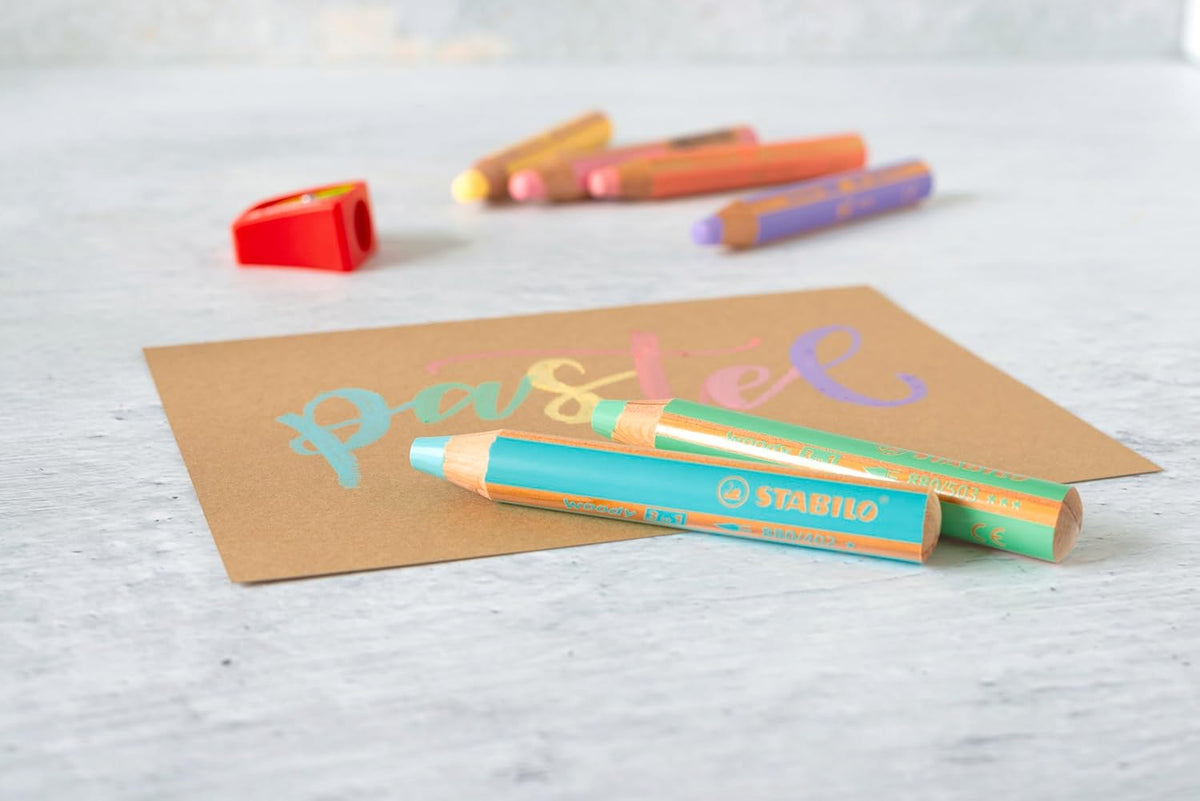 Stabilo Pastel 3 in 1 Reusable Crayons