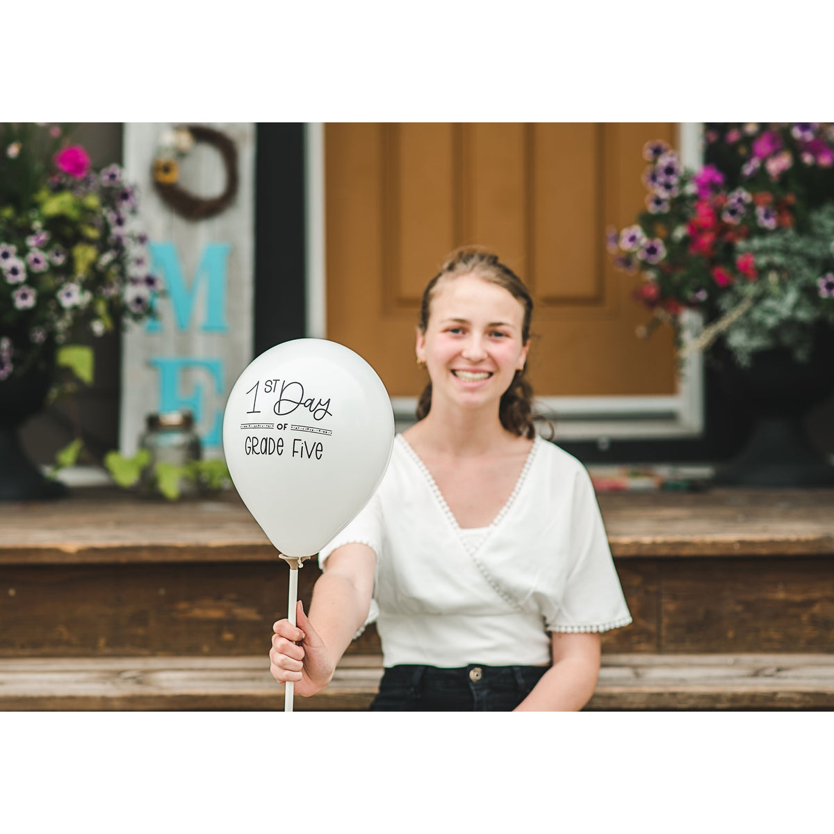 First Day of Grade Five Balloon | Biodegradable Balloon|