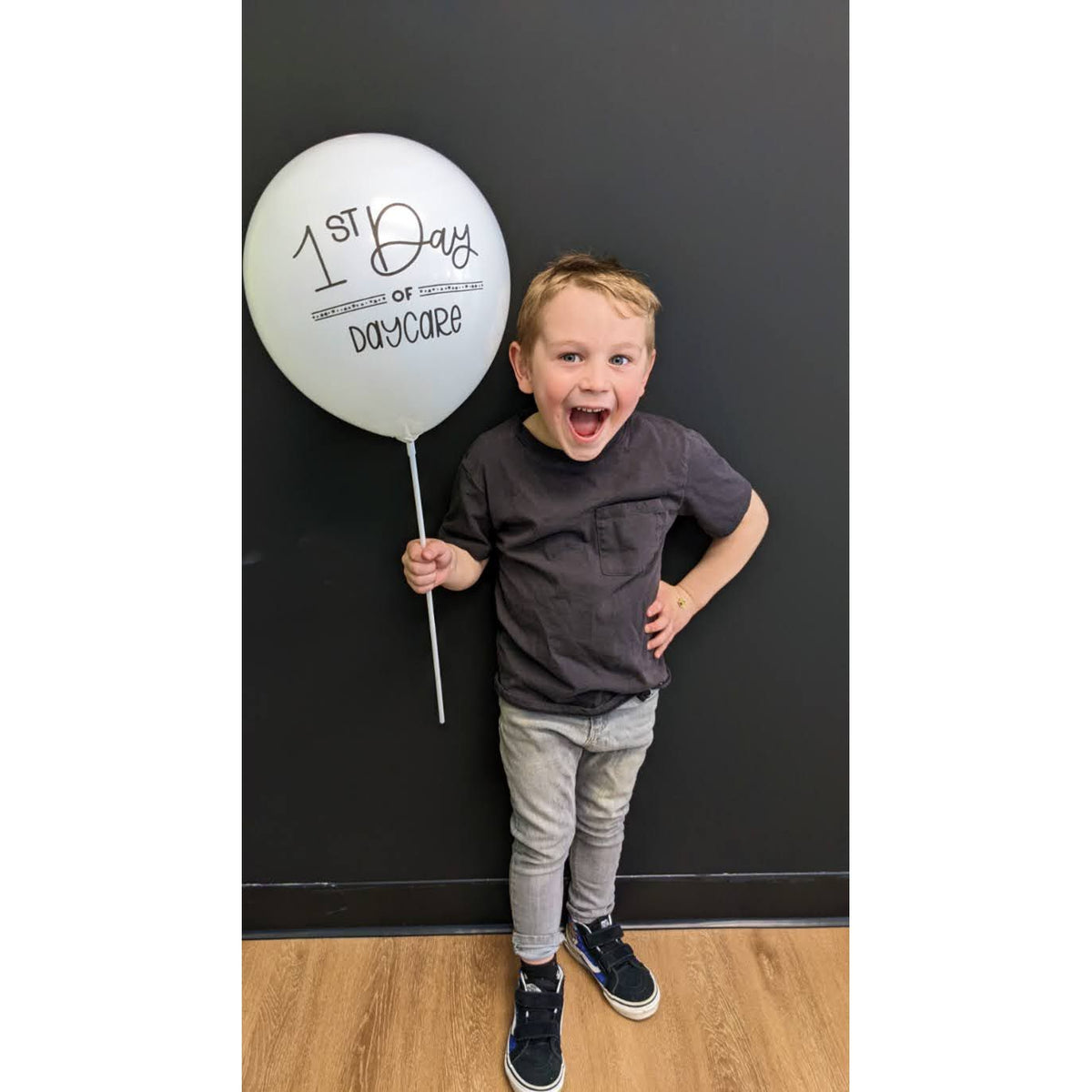 First Day of Daycare Balloon | Biodegradable Balloon |