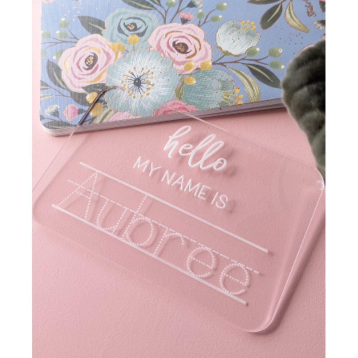 Reusable Personalized Acrylic Name Tracing Board