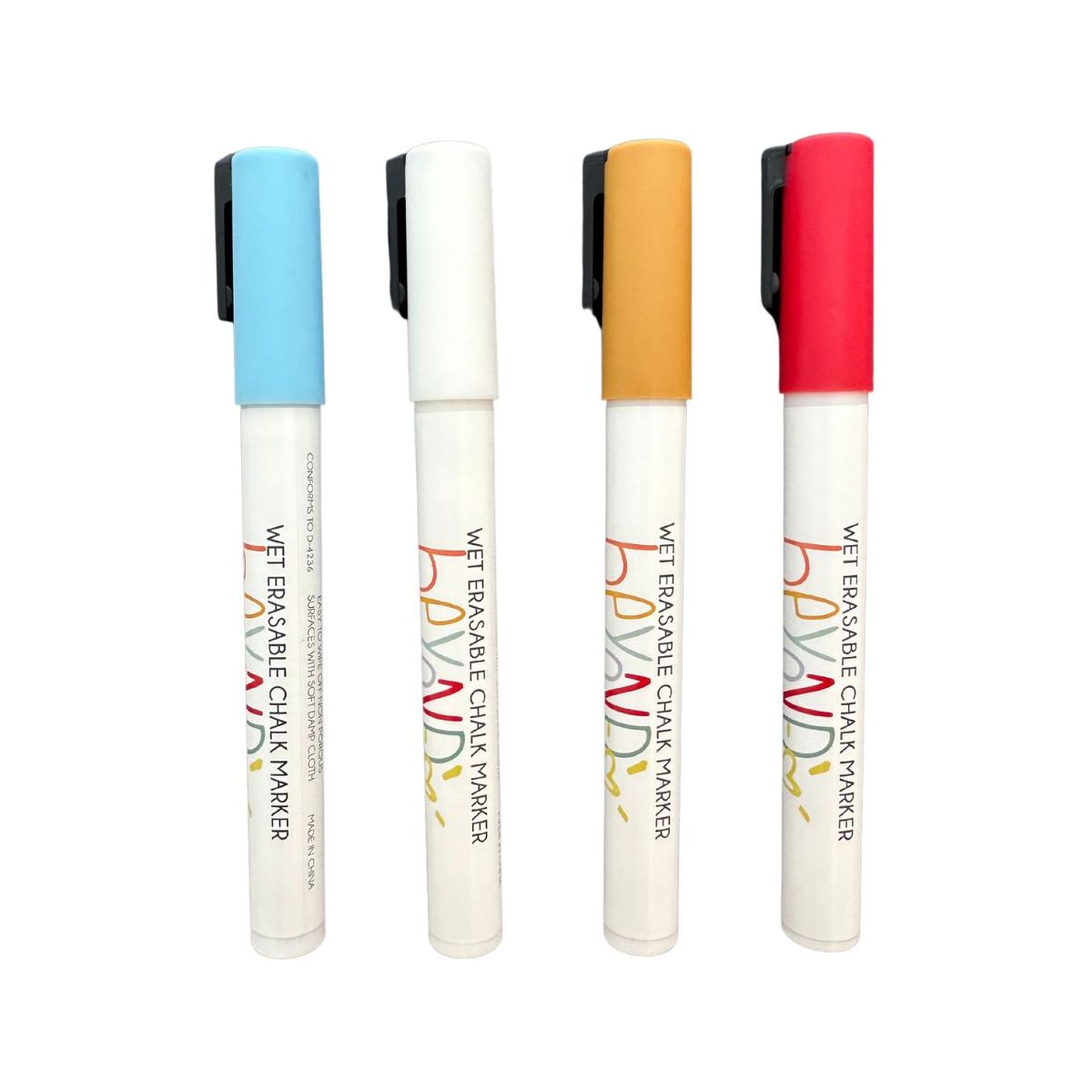 Chalk Markers Wet Erase - 4 Pack