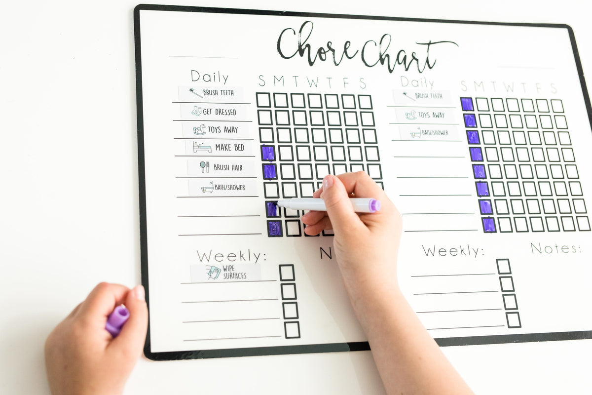 Chore Stickers | Chore Chart Visual Stickers