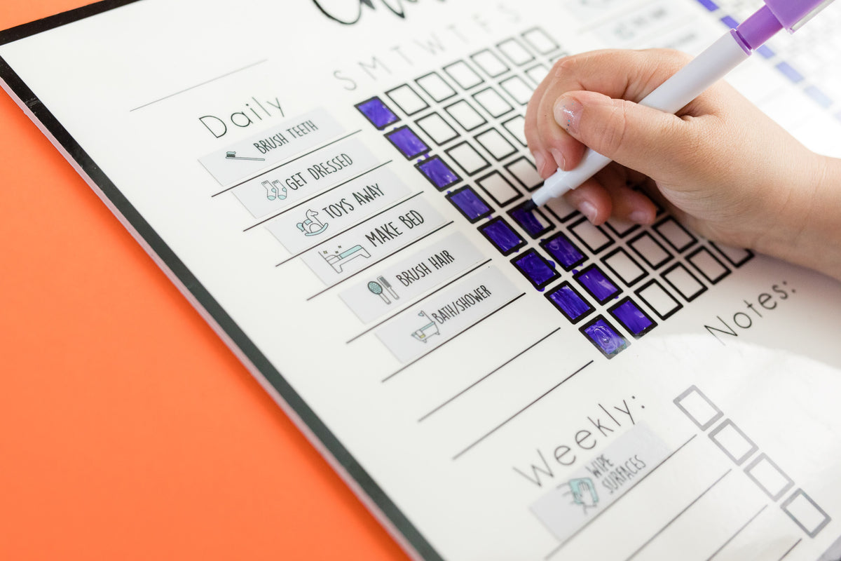 Chore Stickers | Chore Chart Visual Stickers